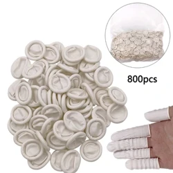 Doigts de beauté jetables, couvre-doigts en Latex naturel Durable, conception pratique, maquillage, ensemble de protection des mains, gants, outils