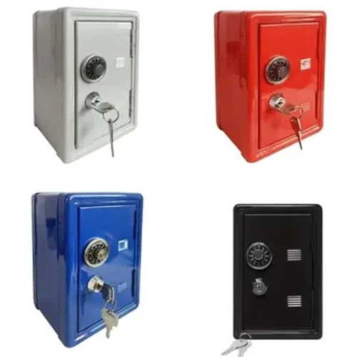 Household Insurance Box Vertical Mini Metal Safe Car Safe Key Insurance Cabinet Desktop Dekorasyon Piggy Bank