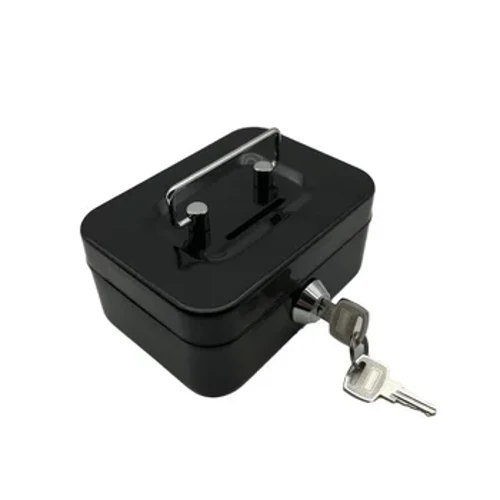 Coffre-fort d'argent, petits coffres-forts, boîte à clés déposée, boîte de rangement en acier pour argent, casier de sécurité, caisse en métal