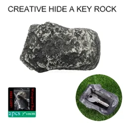 Creative Hide A Key Rock Relaxed Looking Stone Piilotettu Tallelokero Säilytyslaatikko Ulkopuutarha Kotiin Matkailuautojen Vara-avain Avaimenperäiset kassakaapit