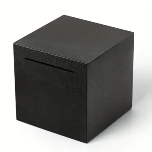 Safe Piggy Bank Made of Edelstol, Safe Box Money Spuerkeess fir Kanner Kann nëmmen d'Piggy Bank retten, déi net geholl ka ginn
