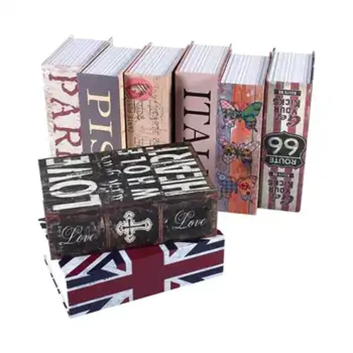 Secret ซ่อนความปลอดภัยกล่องพจนานุกรม Book Shape กล่องเงินเครื่องประดับตู้เซฟ Mini Lock Box สำหรับ home