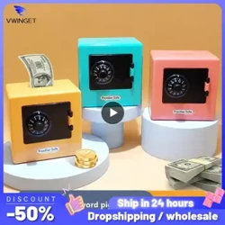 Cutie de depozitare a banilor pentru copii Seif de simulare Blocare codificată Cutie de depozitare pentru economisirea banilor pentru copii Cadouri ornamente de uz casnic