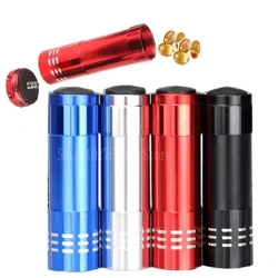 Liten LED-ficklampa Hemlig Stash Box Avledning Säker Pill Box Dold Pengar Mynt Behållare Box Förvaringsbox Creative Storage Bo