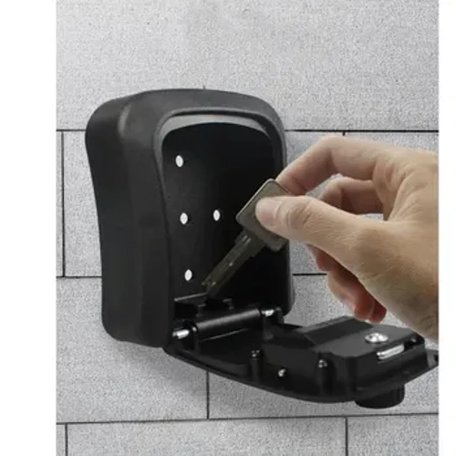 Kode Smart Kode Sandi Kunci Kotak Kunci Panyimpenan Kunci Wall Mounted Key Safe Box Tahan Air Outdoor Keybox 4 Digit Sandi