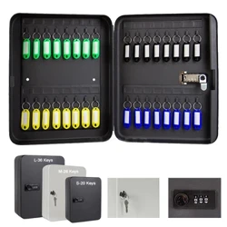 Multi Key Lock Box Avaimet Turvallinen säilytyslaatikko Yhdistelmä / Key Lock Vara-auton avaimet Järjestelylaatikko Kotitoimiston tehdasmyymälän käyttöön
