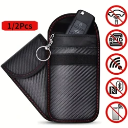 Faraday Card Car Key Box FOB Signal Shielding Torba RFID Shielding Key Torba za kreditne odebeljene kartice Zaščita zasebnosti Škatla za shranjevanje