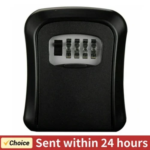 Wall Mount Key Storage Secret กล่อง Organizer 4 หลักรหัสผ่านรหัสล็อคไม่มีกุญแจ Home Key ปลอดภัยกล่องพลาสติก