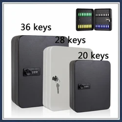 Key Safe Box Ny Multi Keys Opbevaringsboks Adgangskode Reserve Bilnøgler Opbevaringsboks til hjemmekontoret Fabriksbrug