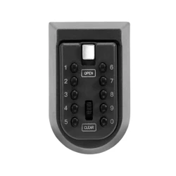 Kunci Safe Box Aluminium Alloy Wall Mounted Home Safety Sandi Kunci Keamanan Kothak Panyimpenan karo Kode Kothak Anti-maling Kothak Rahasia
