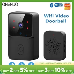 Onenuo wifi vrata Doorbell Home tuya wifi bežična vrata BELL DC AC Atter Battery Powered kamera s Alexa Google Doorbell Camera