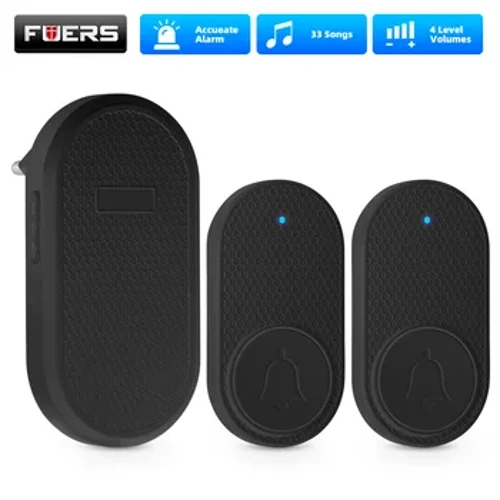 Wireless Doorbell Waterproof Welcome Chime Home Door Bell Intelligent 32 Kanta Smart Melodies Alarm na May Baterya-Fuers M558