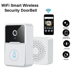 Timbre visual inalámbrico, ojo de gato electrónico para el hogar, cámara de monitoreo de intercomunicador remoto bidireccional, monitoreo inteligente