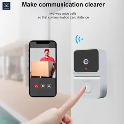 Z30 Telecamera per campanello senza fili con carillon Videocitofono di sicurezza domestica intelligente Visione notturna 2.4GHZ WiFi Smart Door Bell Audio