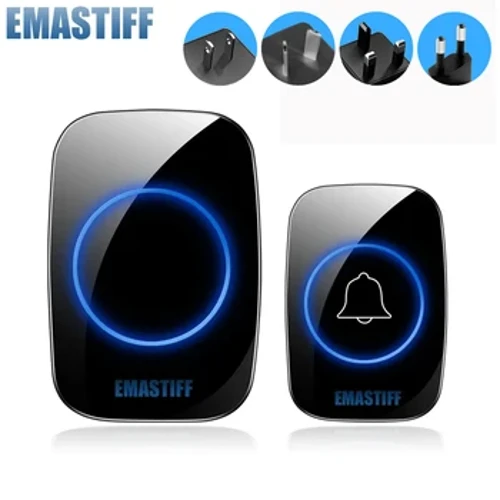 Neit Heem Wëllkomm Doorbell Intelligent Wireless Doorbell Waterproof 150M Remote EU AU UK US Plug Smart Door Bell Chime