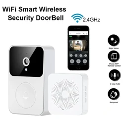 WiFi สมาร์ทไร้สาย Security DoorBell กล้อง HD PIR การตรวจจับการเคลื่อนไหว IR Alarm สมาร์ทหน้าแรกกระดิ่งประตู WiFi Intercom สำหรับ Home