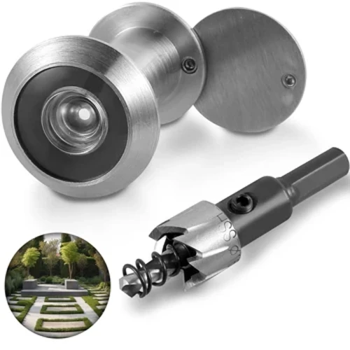 Wizjer do drzwi Wizjer Mosiądz 200-stopniowy wizjer do drzwi bezpieczeństwa Security Peep Hole Regulowany wizjer do drzwi wejściowych Soczewki optyczne HD