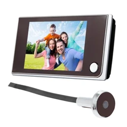 New LCD Layar Warna Bel Pintu Digital 120 Derajat Pintu Mata Bel Pintu Elektronik Lubang Pintu Kamera Viewer Hardware