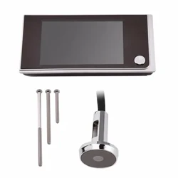 Peephole Camera Viewer Anti-hoț Ecran color LCD de interior de 3,5 inci Vizual unghi de 120 de grade Peephole Viewer Video Eye Ușă Sonerie