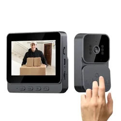 Chuông Cửa Video Hồng Ngoại Nhìn Đêm Mắt Nhìn Trộm Camera 1080P Màn Hình IPS 4.3 Inch Chuông Cửa Nhà 2.4G Cho Biệt Thự Nhà văn Phòng Căn Hộ
