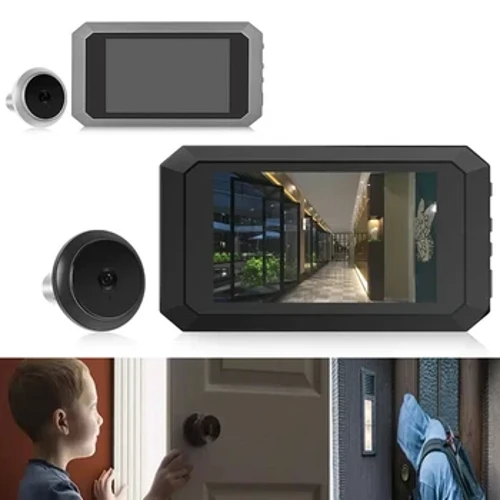 Súl Draíocht Dhigiteach Amharcán Leictreonach Taifeadadh Grianghraf Físeán Amharcóir Doras Digiteach 3.97in Ceamara Peepphole Doras Scáileáin LCD 1400mAh