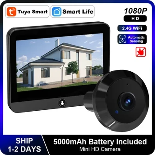 Tuya Smart 1080P 2.4G WiFi Mini Saogalemu Meapueata Microwave Radar Su'esu'eina e Tagata Va'ai Faitotoa Fa'aigoa Fa'afuata