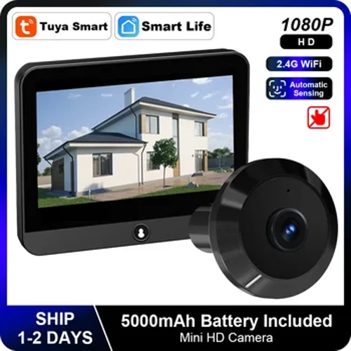 Tuya Smart 1080P 2.4G WiFi Mini Saogalemu Meapueata Microwave Radar Su'esu'eina e Tagata Va'ai Faitotoa Fa'aigoa Fa'afuata
