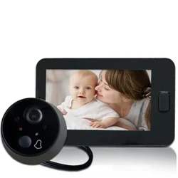 4.3 pulgadang Video peephole Digital Door Camera Doorbell IR Night Vision 170 Degree Angle Peephole Monitor ng Camera Visual Doorbell