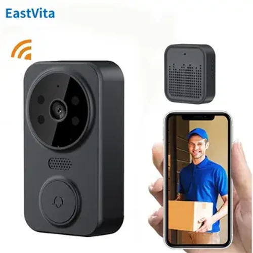 Wifi Smart trådløs videoringeklokkekamera Toveis intercom Infrarød nattsynsfjernkontroll Hjemmesikkerhetsbeskyttelsessystem