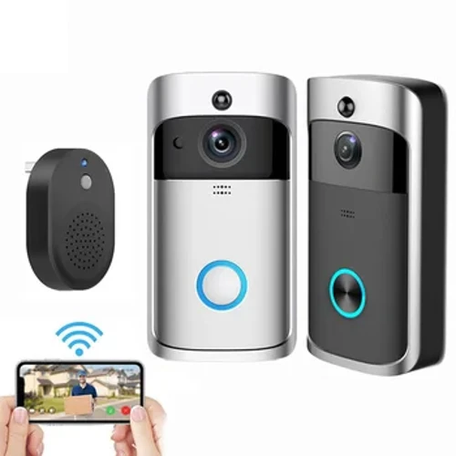 V5 Video Doorbell Pametni brezžični WiFi varnostni zvonec Visual 720P HD Remote Home Monitor Night Vision Domofon Domofon