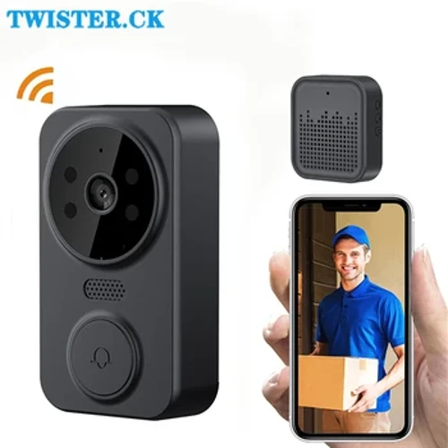 Sonnette visuelle intelligente, interphone vidéo bidirectionnel, Vision nocturne infrarouge intelligente, système de sécurité à distance