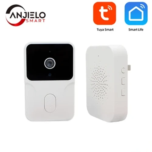 Tuya HD sonnette vidéo sans fil téléphone portable application maison intelligente interphone vidéo détection de mouvement Vision nocturne WIFI sonnette pour la maison