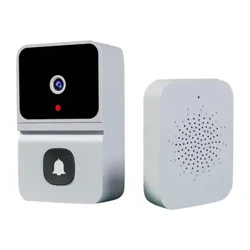 Z30 2.4 GHz WiFi Smart Door Bell ორმხრივი ინტერკომი აუდიო კარის კამერა Chime უსადენო ვიდეო ღამის ხედვის მონიტორით