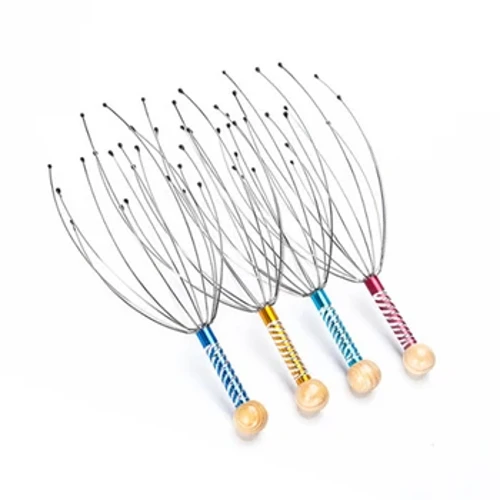 Bạch Tuộc Máy Mát Xa Đầu Làm Trầy Xước Da Đầu Thư Giãn Giảm Cơ Scratcher Làm Giảm Căng Thẳng Dụng Cụ Chăm Sóc Sức Khỏe Ngẫu Nhiên