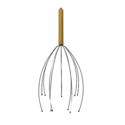 Head Wire Massage Claw Octopus Kopfhaut Massage Claws Clearing Venen Berouegend Gehir Erfrëschend Head Relaxer Claw Massager fir Kapp
