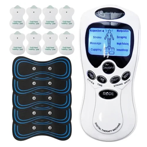 Muskelstimulator EMS Body Massager Massage Relax Nacke Rygg Axel Hand Smärtlindring tiotals enheter digital terapienhet