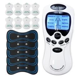 I-Muscle Stimulator EMS Body Massager Massage Relax Intamo Emuva Ehlombe Isandla Sokusiza Ubuhlungu Iyunithi Iyunithi Yedivayisi Yokwelapha Idijithali