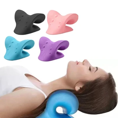 Cervical Spine Stretch Neck Shoulder Relaxer Cervical Muscle Relaxation Traction Device Pamasahe sa Balikat Pillow Spine Correction