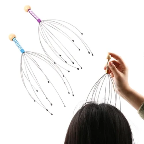 1 Pc Hoofd Massager Octopus Klauw Stimulator Tool Hoofd Hoofdhuid Hals Apparatuur Stress Release Relax Massage Tientallen Pijnbestrijding Hoofd zorg