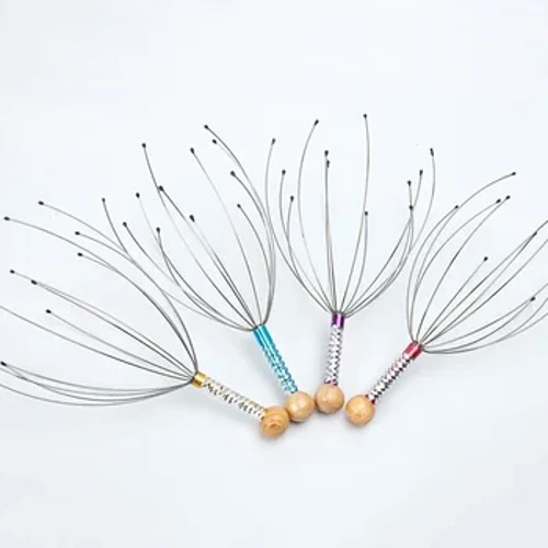 I-Octopus Head Massager Scalp Massager Relaxation Relief Body Massager Susa Imisipha Ukungezwani Ukukhathala Insimbi Yekhanda Relax
