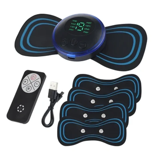 EMS Neck Massager Electric Cervical Vertebra Massage Patch no ka hoʻomaha ʻana i ka ʻeha o ka ʻiʻo a me ka hoʻomaha ʻana i ka ʻāʻī.