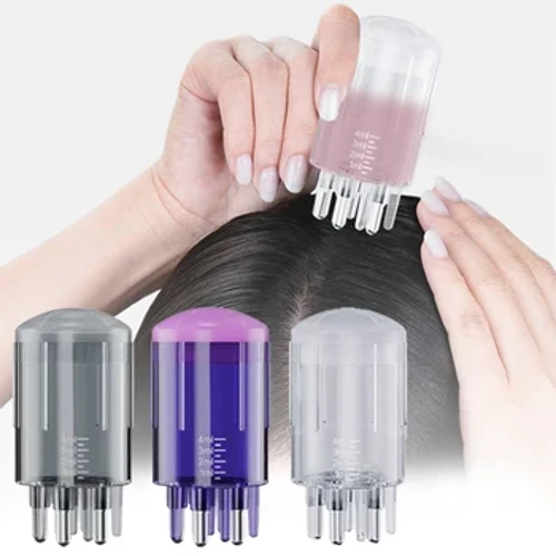 Kopfhaut Applikator Liquid Kamm fir Hoer Kopfhautbehandlung Essential Oil Liquid Guiding Massager Comb Hoer Wuesstem Serum Ueleg Uwendung