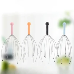 Suathaireacht Sreang Cinn Claw Octopus Scalp Massage Crúba Massage Imréitigh Féitheacha Soothing Inchinn Athnuachan Ceann Suathaireacht Claw Massager don Cheann