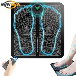 Home Electric Foot Massager para sa Pain Relief Blood Circulation EMS Acupoints Stimulation Foot Massage Mat Foot Muscle Relaxation