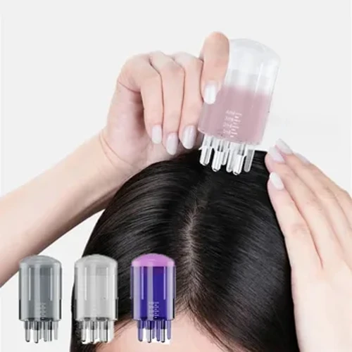 Kipakaji Kimiminiko cha Kusena kwa Kimiminiko cha Kimiminiko cha Kimiminiko cha Kuchana kwa ajili ya Matibabu ya Kichwa cha Nywele Muhimu kwa Mafuta Muhimu ya Kioevu cha Kusafisha Massager ya Ukuaji w