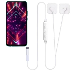 Massager Fón Póca Inaistrithe TENS Spreagthóir Muscle EMS Teiripe Digiteach Minicíocht Íseal Faoiseamh Péine Matán Scíth a ligean
