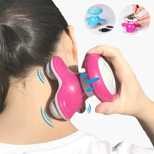 Lomi ʻāʻī liʻiliʻi me ka hana ʻāʻī a me ke kua, ʻo ka mīkini Triangle Electric Beauty Massager, Anti-Cellulite, Hoʻomaha kino, USB