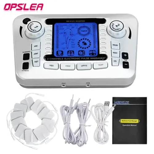 TENS Electrostimulator EMS Massager Muscle Stimulation Electric 12 Mode Low Frequency Physiotherapy Device Relaxation Treatment