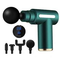 Fascia Gun Muscle Relaxation Massager Elektrisk Vibration Massage Gun Professionel Grade Neck Membran Gun