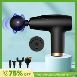Multi Mode Of Mini Fascia Guns According To Muscle Relaxation Massage Vibrating Massage Instrument Body Pain Relieves Fitness 3C